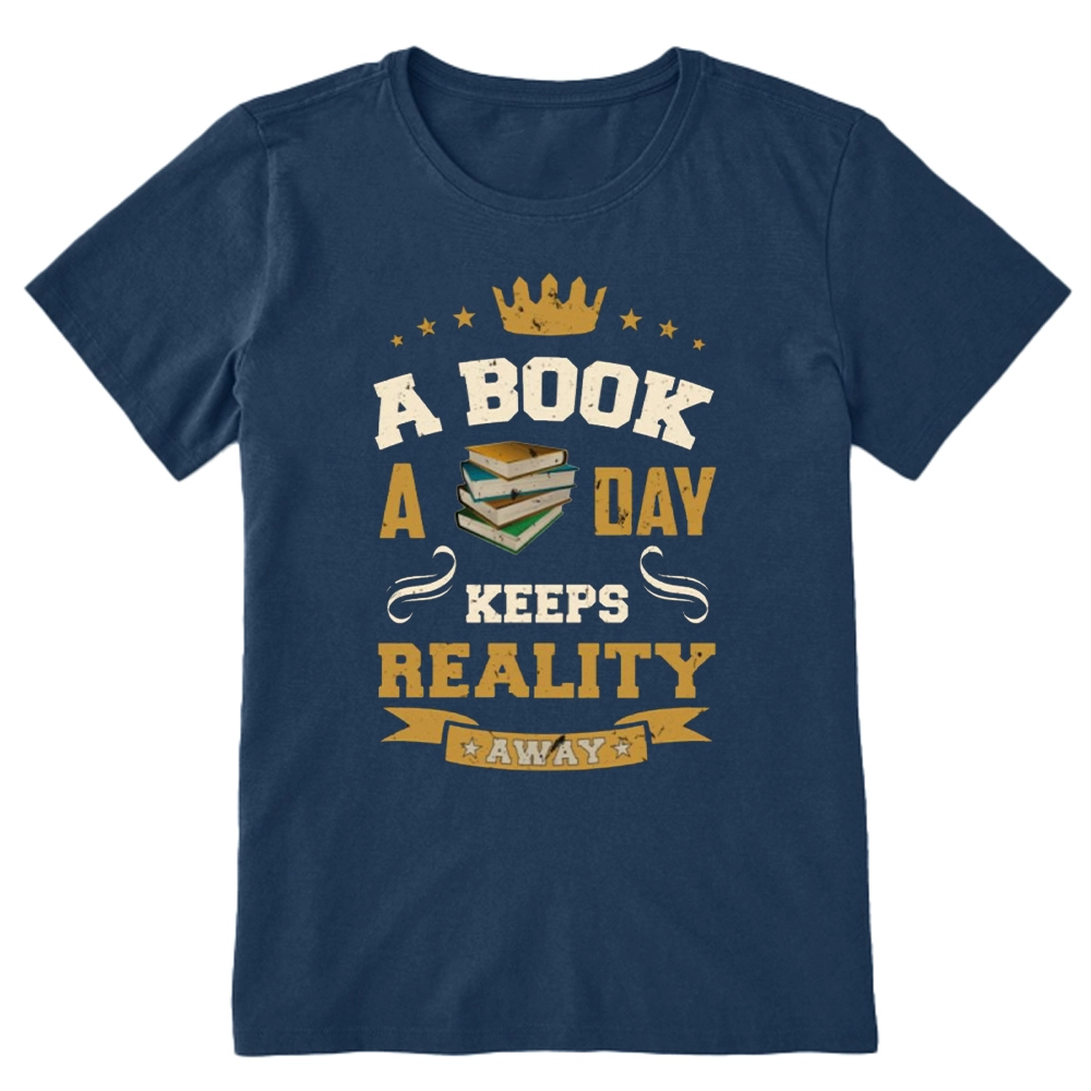 Pagewings A Book A Day Keeps Reality Away Unisex Classic T-shirt