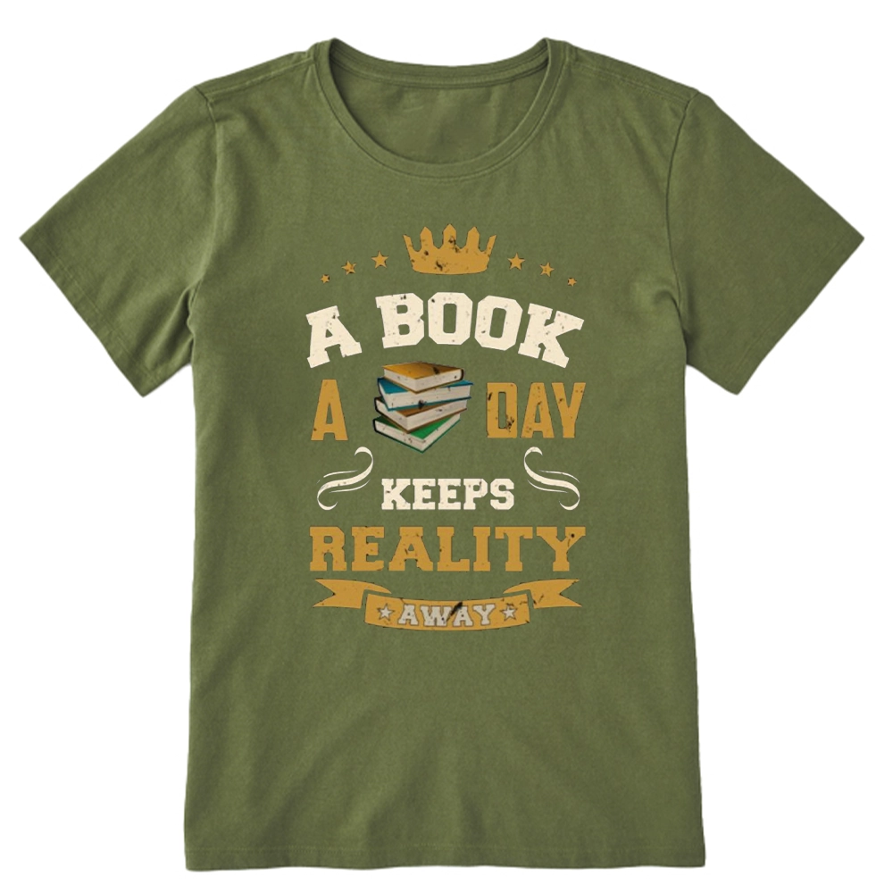 Pagewings A Book A Day Keeps Reality Away Unisex Classic T-shirt