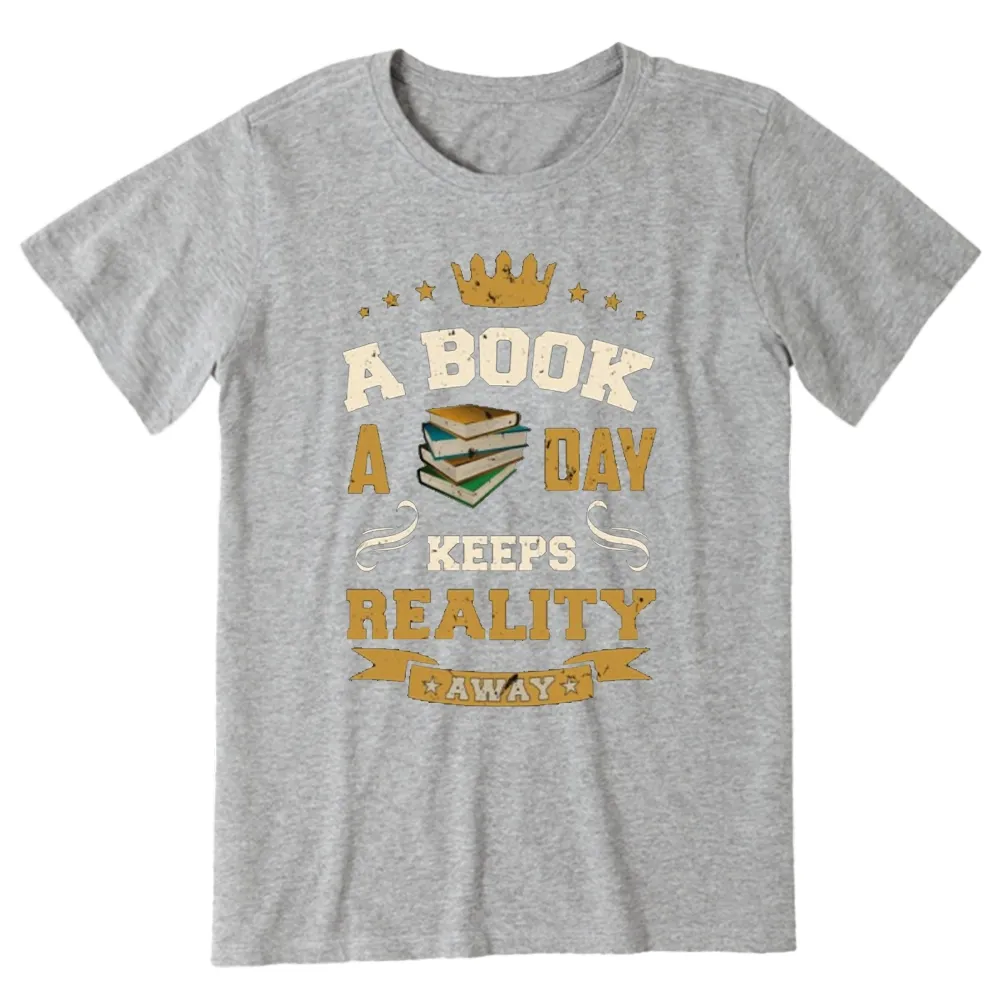 Pagewings A Book A Day Keeps Reality Away Unisex Classic T-shirt