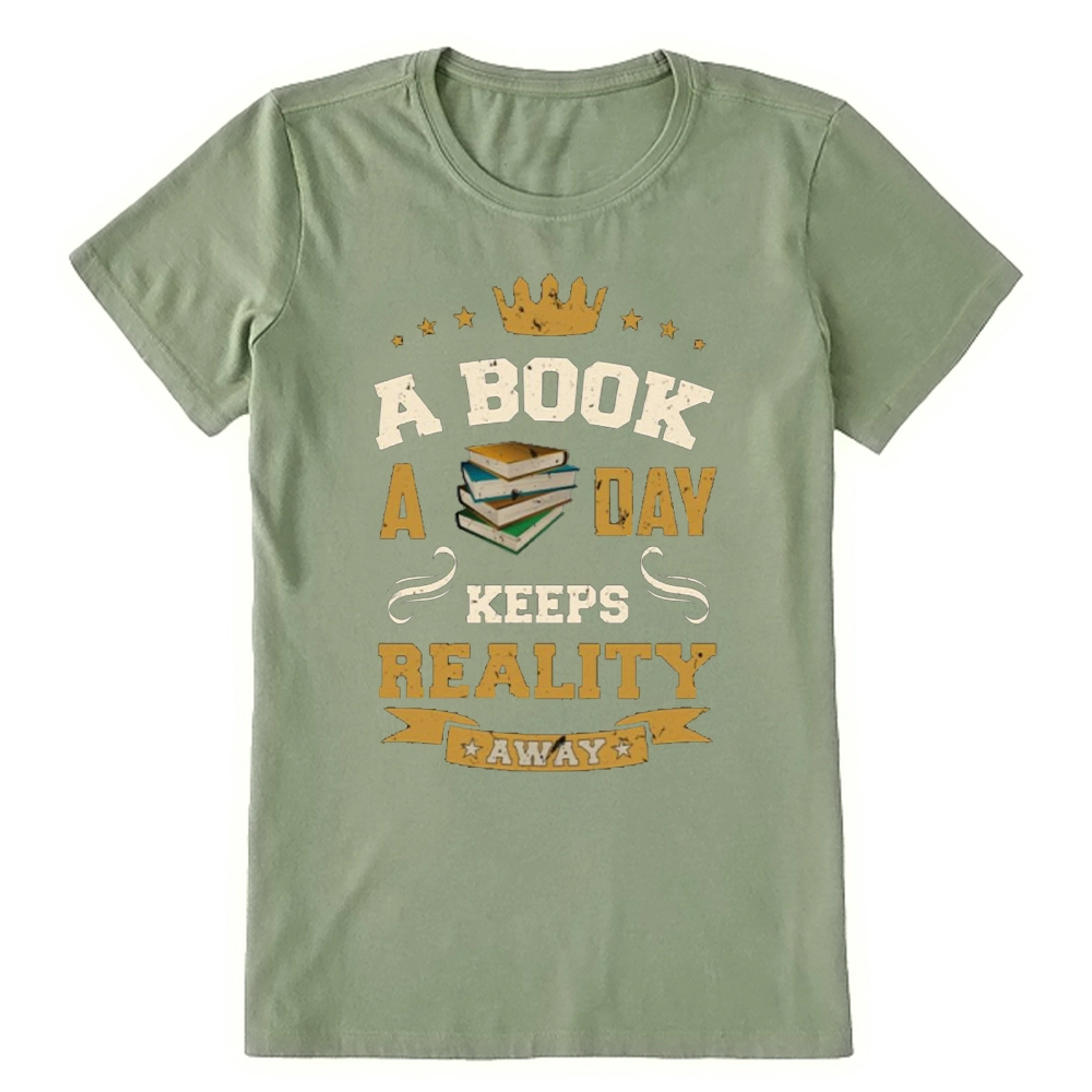 Pagewings A Book A Day Keeps Reality Away Unisex Classic T-shirt