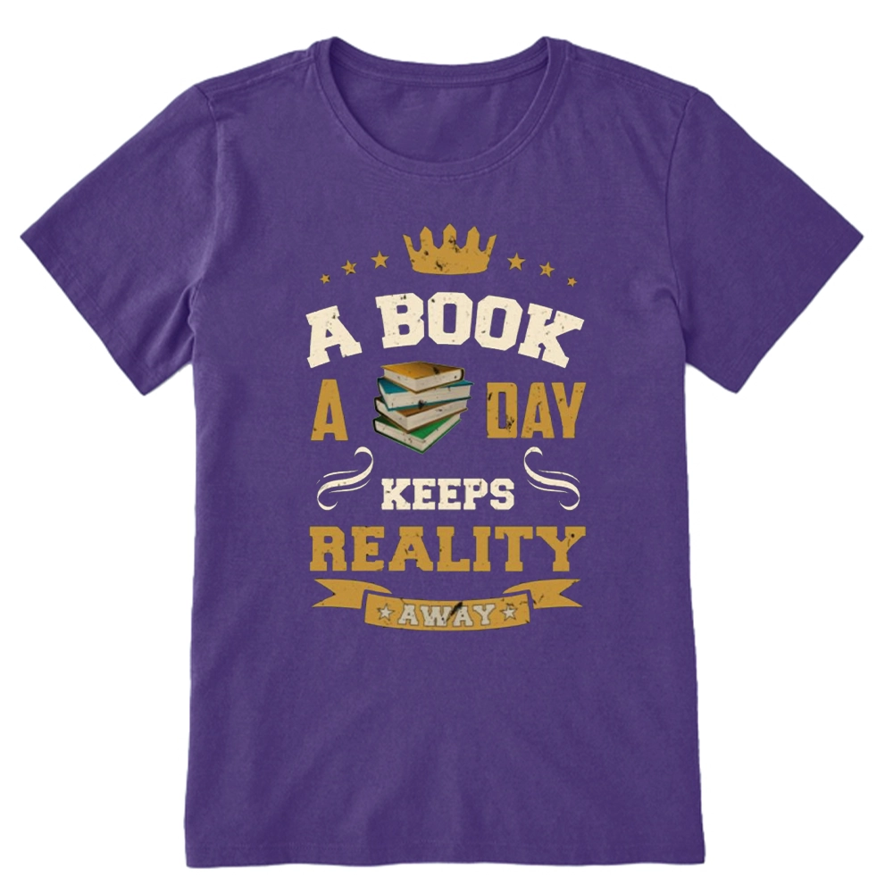 Pagewings A Book A Day Keeps Reality Away Unisex Classic T-shirt