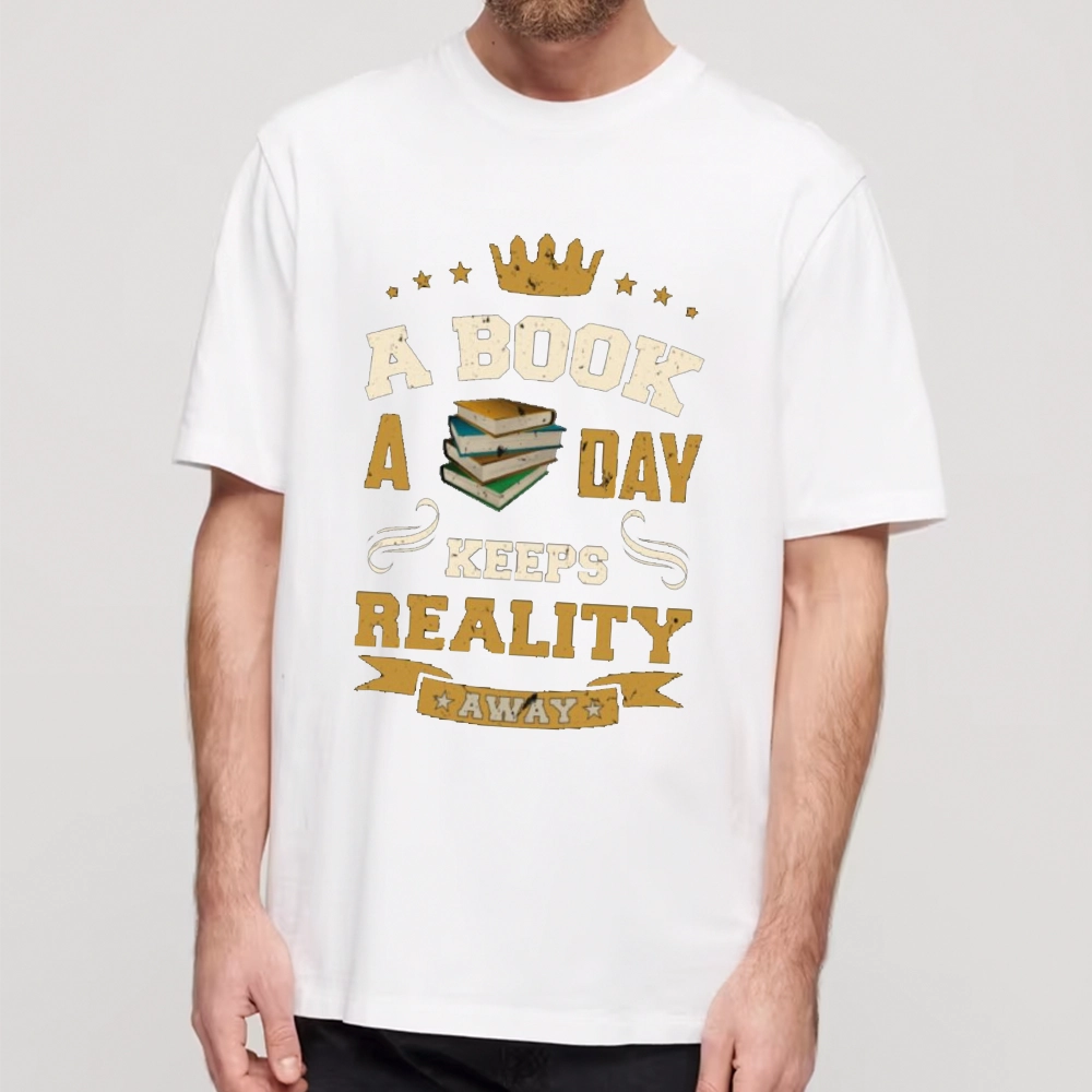 Pagewings A Book A Day Keeps Reality Away Unisex Classic T-shirt