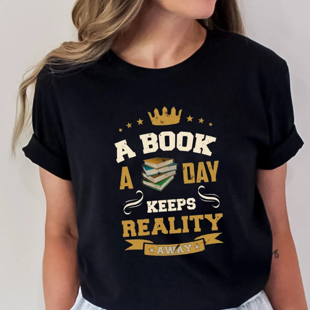 Pagewings A Book A Day Keeps Reality Away Unisex Classic T-shirt