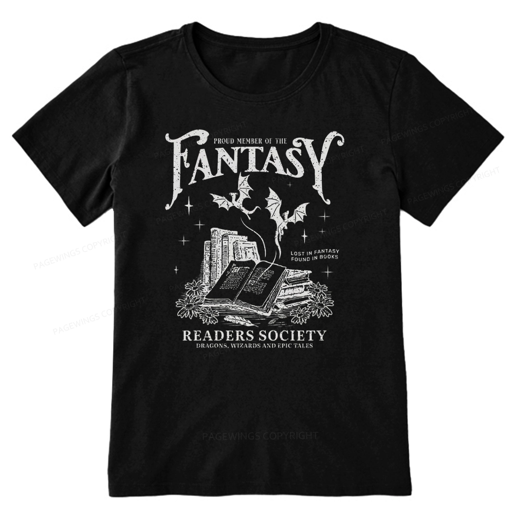 Pagewings Fantasy Readers Society Unisex Classic T-shirt