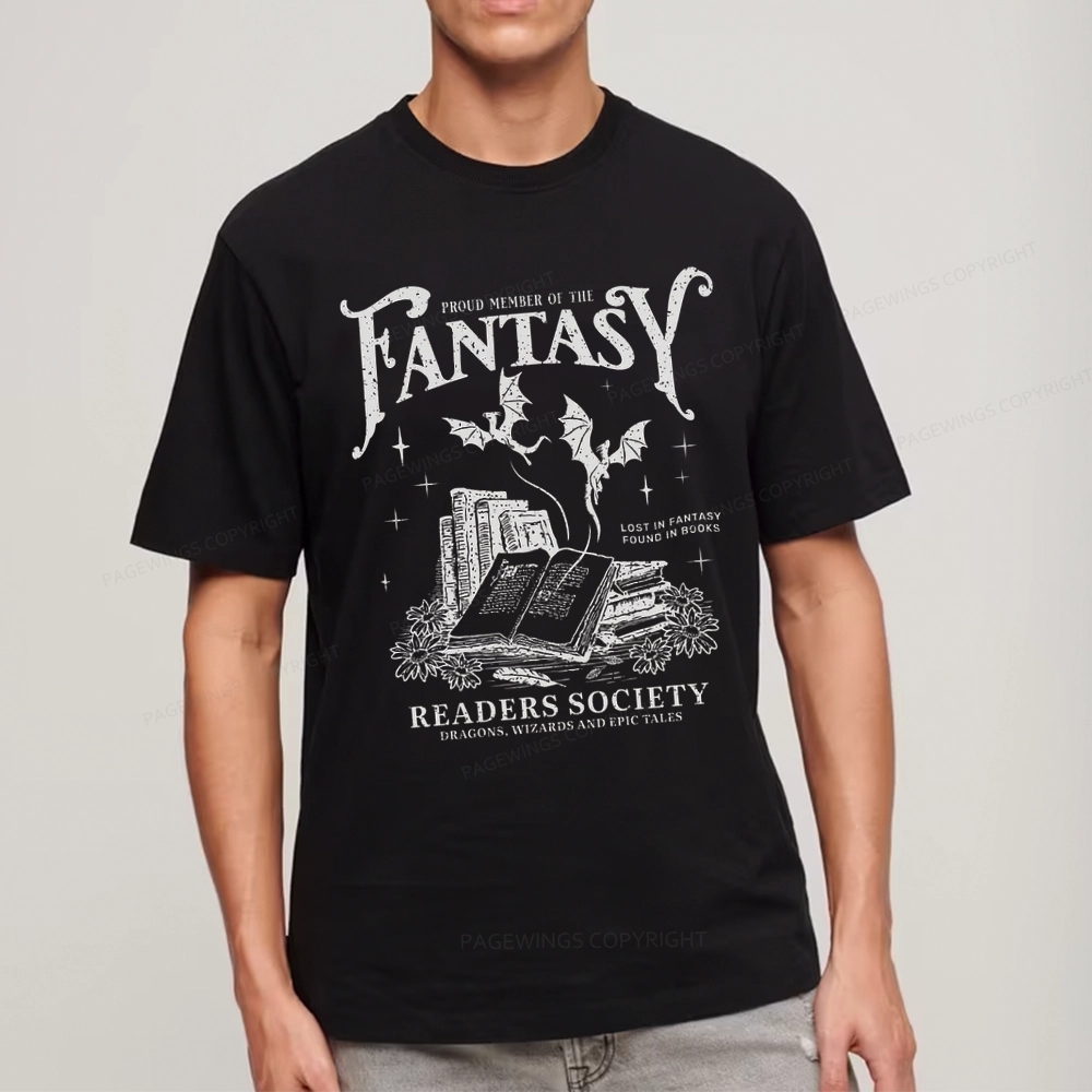 Pagewings Fantasy Readers Society Unisex Classic T-shirt