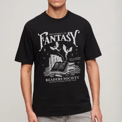 Pagewings Fantasy Readers Society Unisex Classic T-shirt