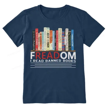Pagewings Freadom I Read Banned Books Unisex Classic T-shirt