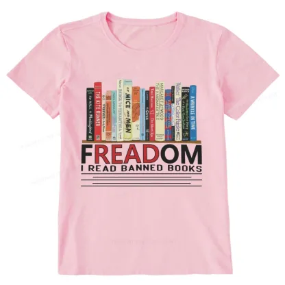 Pagewings Freadom I Read Banned Books Unisex Classic T-shirt