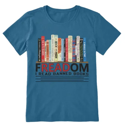 Pagewings Freadom I Read Banned Books Unisex Classic T-shirt