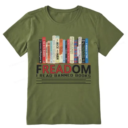 Pagewings Freadom I Read Banned Books Unisex Classic T-shirt