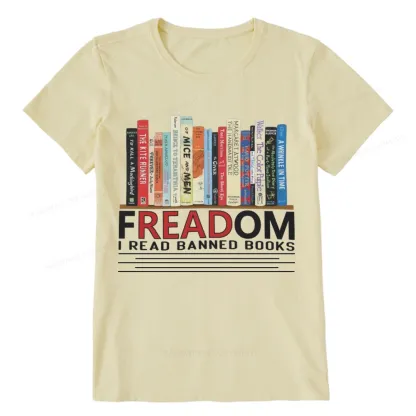 Pagewings Freadom I Read Banned Books Unisex Classic T-shirt