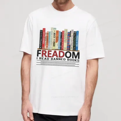 Pagewings Freadom I Read Banned Books Unisex Classic T-shirt