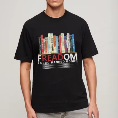 Pagewings Freadom I Read Banned Books Unisex Classic T-shirt