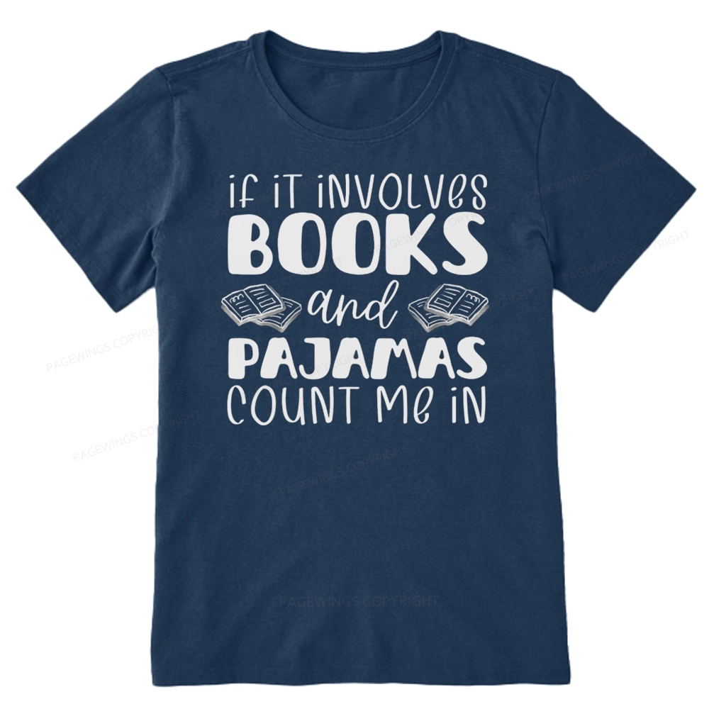 Pagewings Books And Pajamas Unisex Classic T-shirt