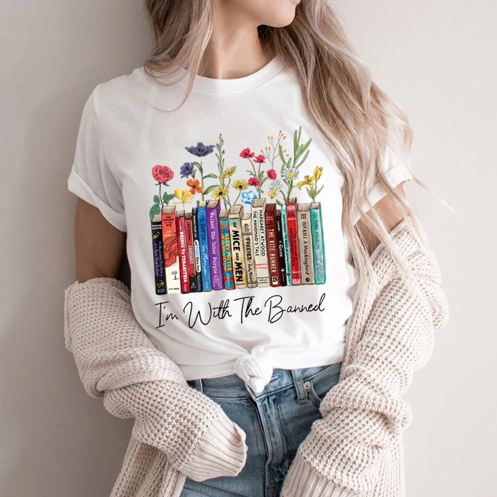 Pagewings I'm With The Banned Flowers Unisex Classic T-shirt