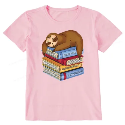 Pagewings Sloth And Book Unisex Classic T-shirt