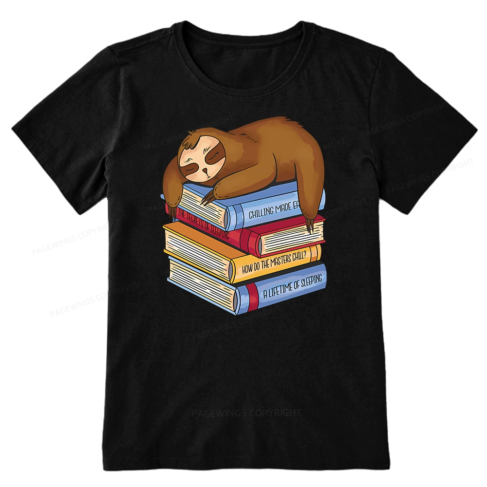 Pagewings Sloth And Book Unisex Classic T-shirt