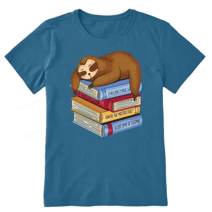 Pagewings Sloth And Book Unisex Classic T-shirt