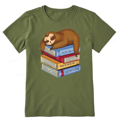 Pagewings Sloth And Book Unisex Classic T-shirt