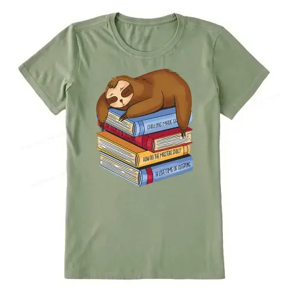 Pagewings Sloth And Book Unisex Classic T-shirt