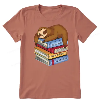 Pagewings Sloth And Book Unisex Classic T-shirt