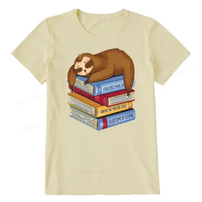 Pagewings Sloth And Book Unisex Classic T-shirt