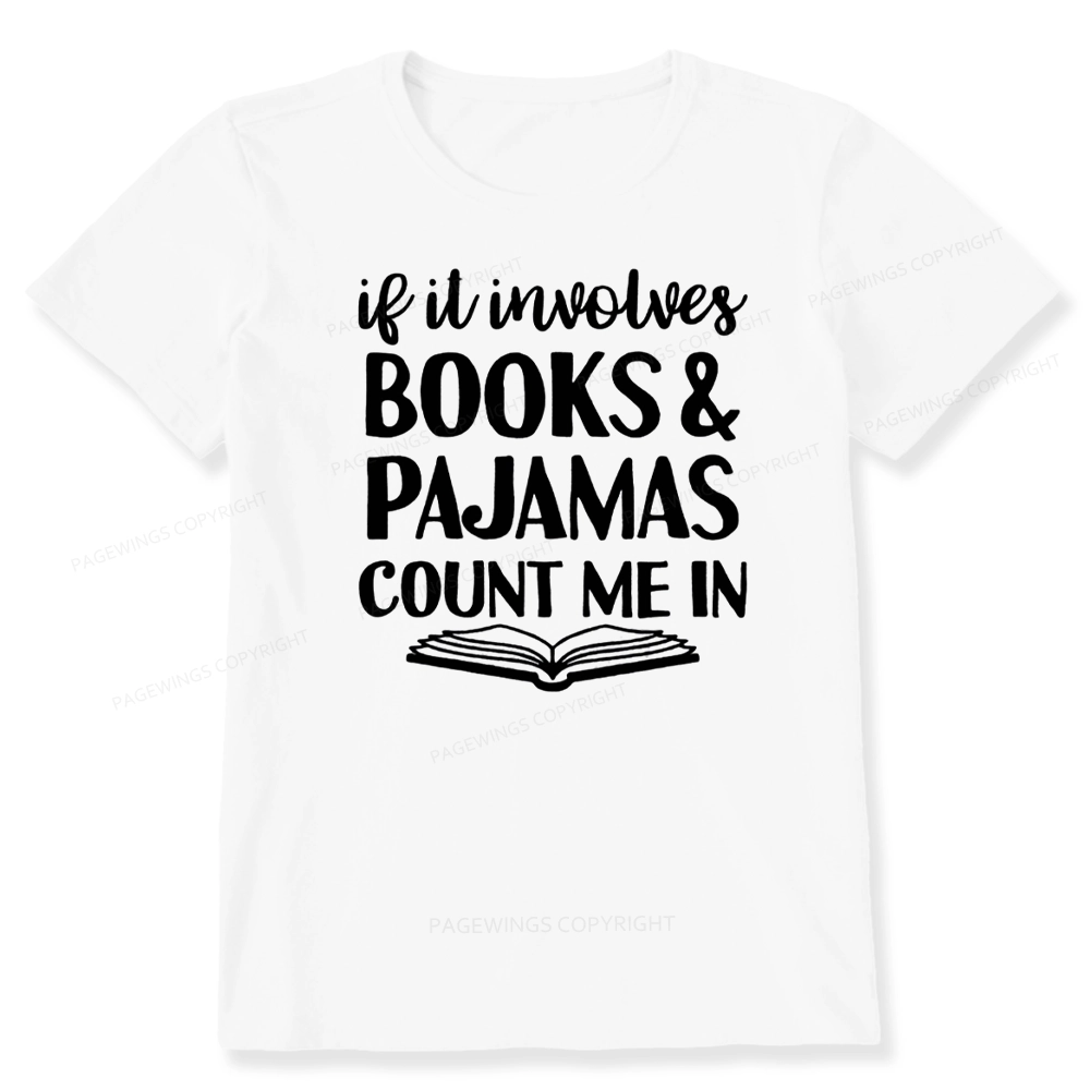 Pagewings Books And Pajamas Unisex Classic T-shirt