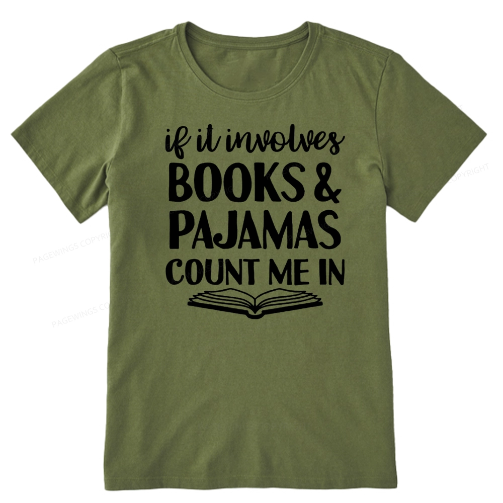 Pagewings Books And Pajamas Unisex Classic T-shirt