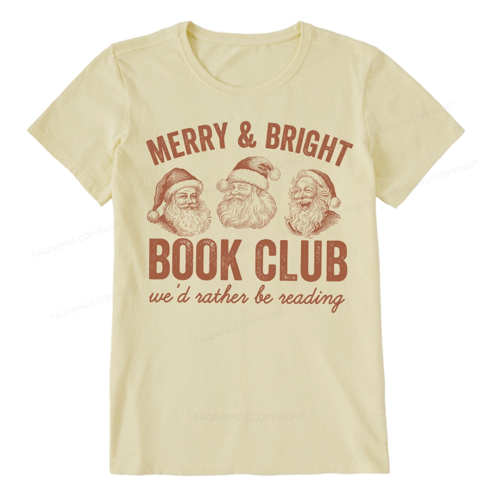 Pagewings Christmas Book Club Unisex Classic T-shirt