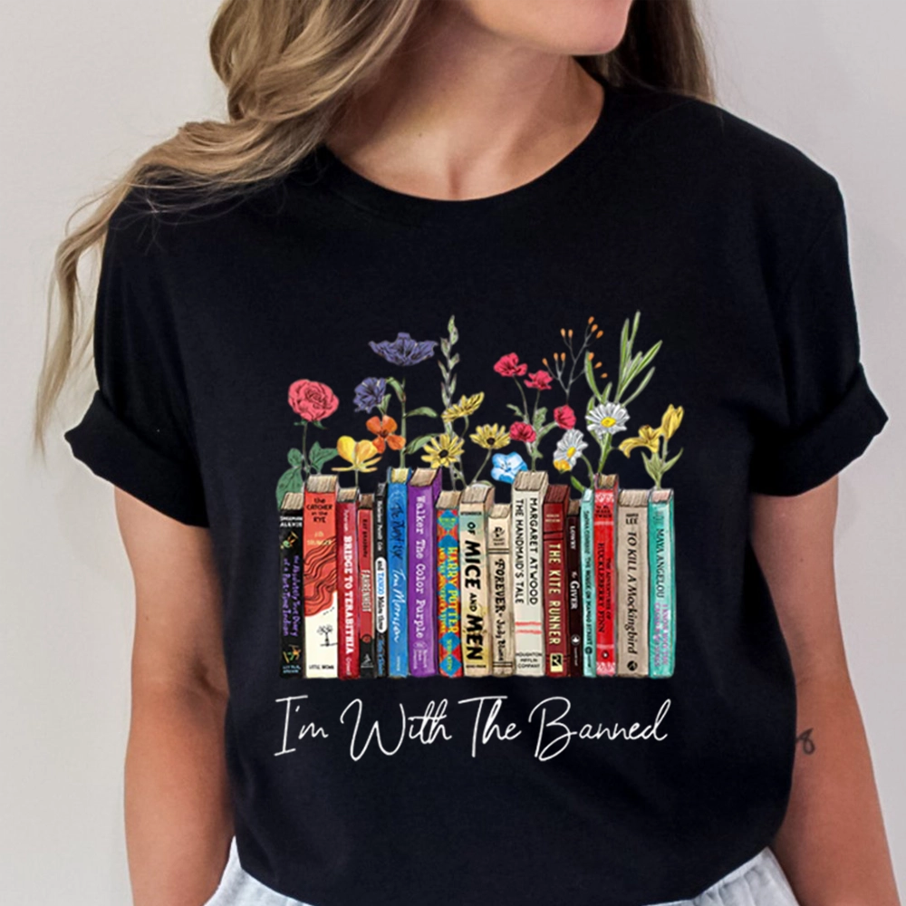 Pagewings I'm With The Banned Flowers Unisex Classic T-shirt
