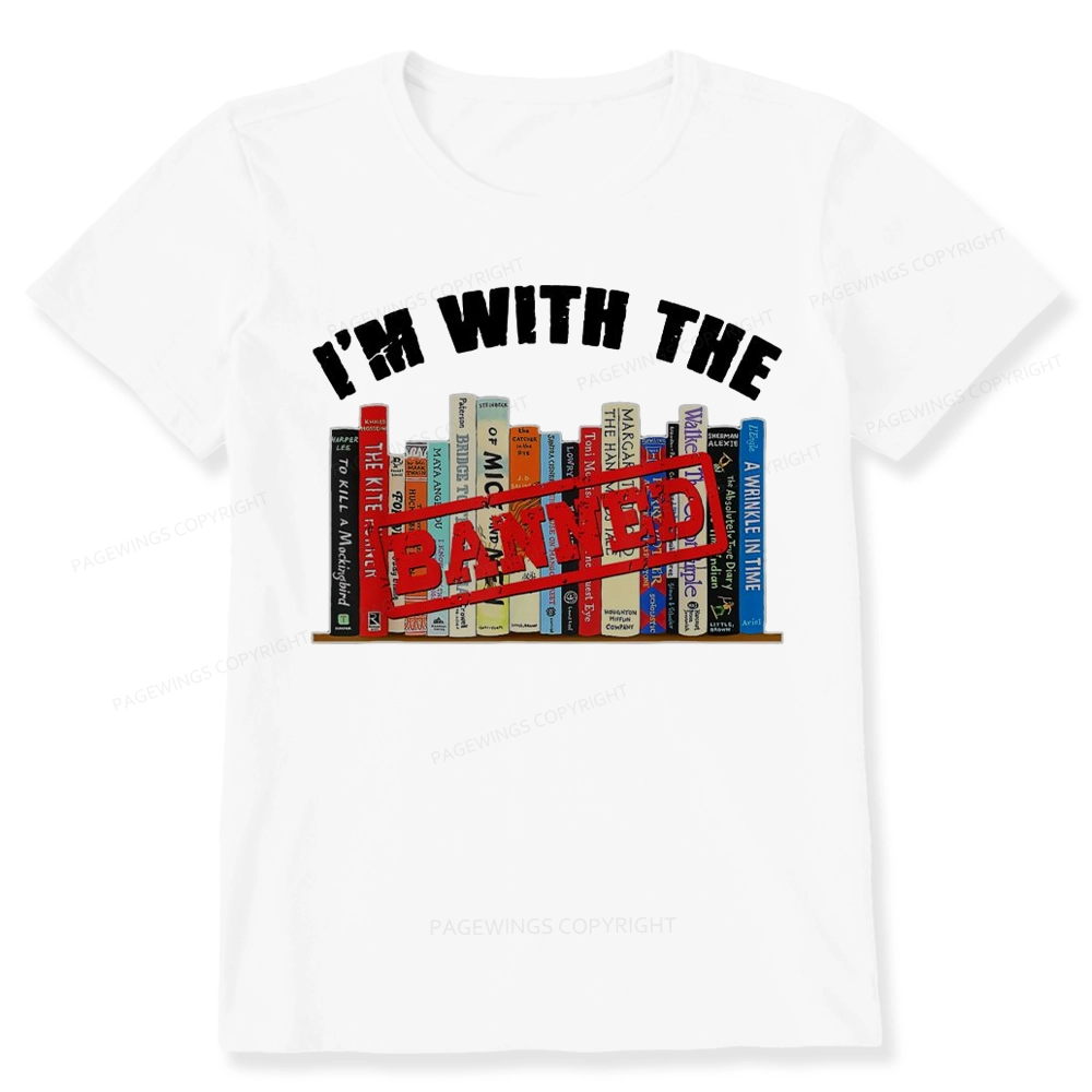 Pagewings I'm With The Banned Funny Book Unisex Classic T-shirt