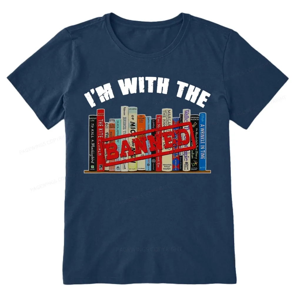 Pagewings I'm With The Banned Funny Book Unisex Classic T-shirt