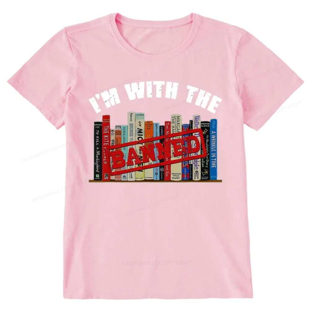 Pagewings I'm With The Banned Funny Book Unisex Classic T-shirt