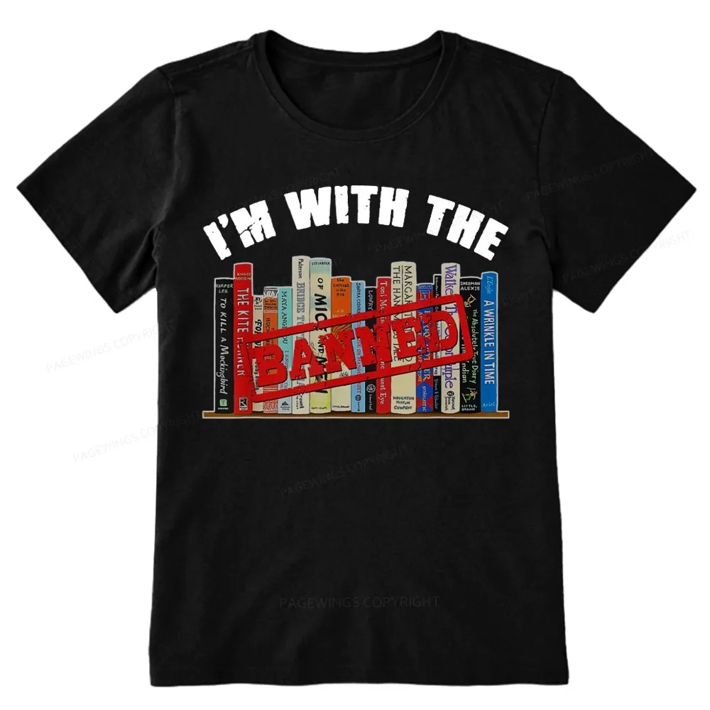 Pagewings I'm With The Banned Funny Book Unisex Classic T-shirt
