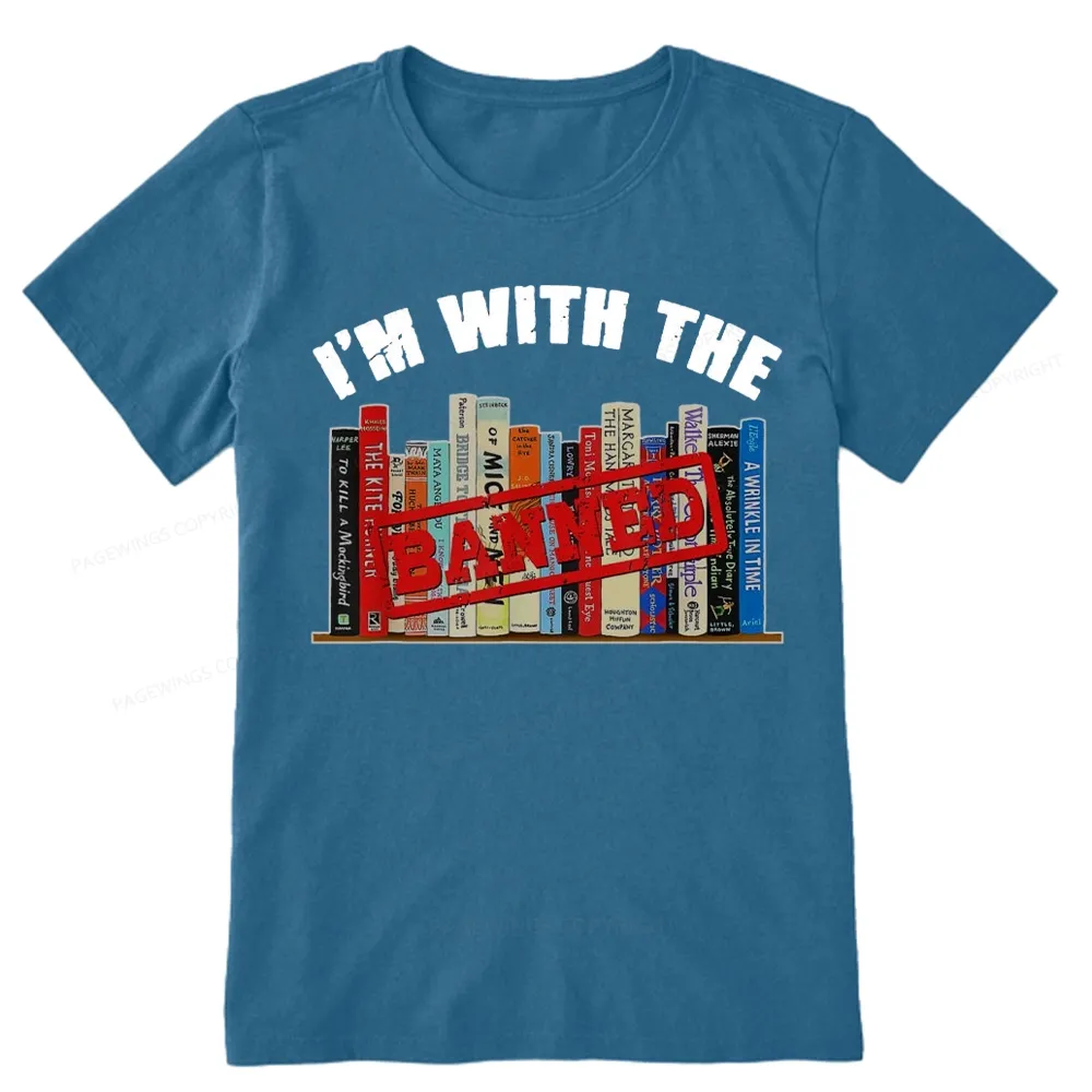 Pagewings I'm With The Banned Funny Book Unisex Classic T-shirt