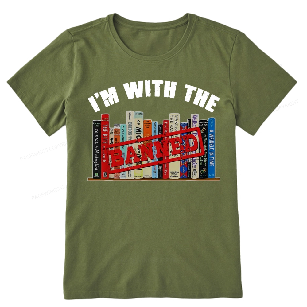 Pagewings I'm With The Banned Funny Book Unisex Classic T-shirt