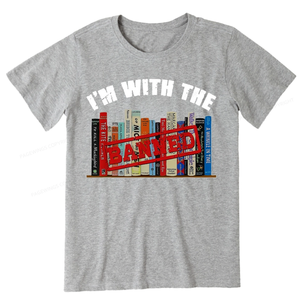Pagewings I'm With The Banned Funny Book Unisex Classic T-shirt