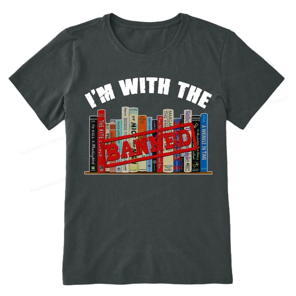 Pagewings I'm With The Banned Funny Book Unisex Classic T-shirt