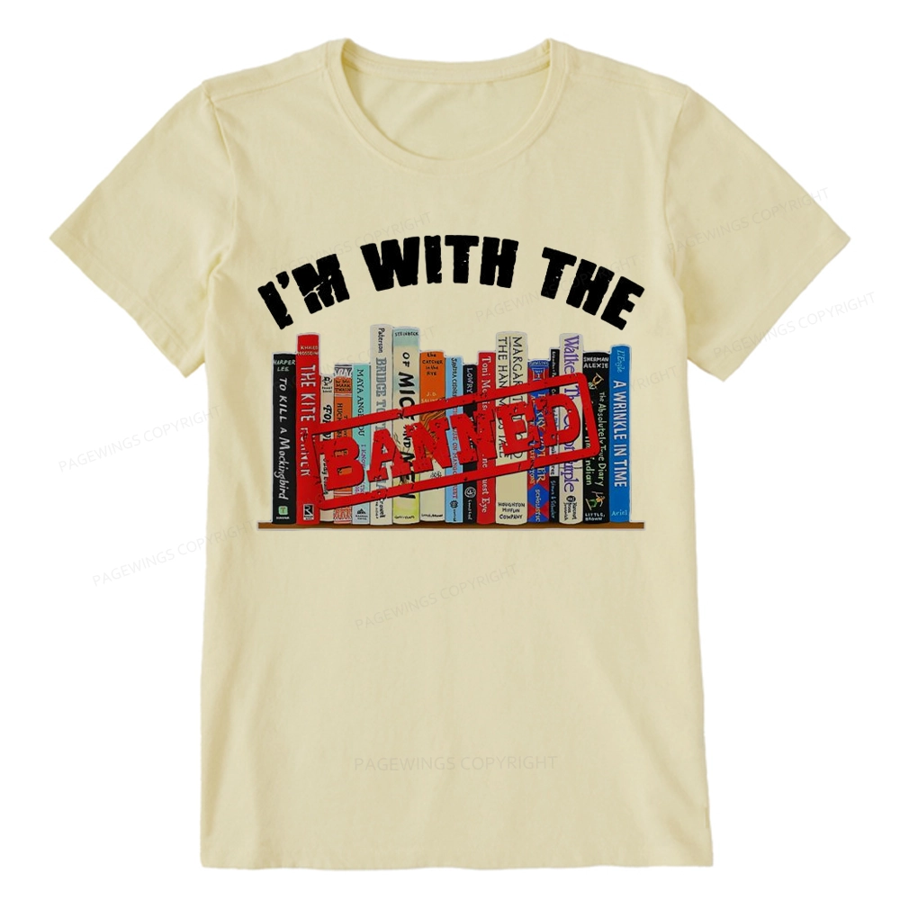 Pagewings I'm With The Banned Funny Book Unisex Classic T-shirt