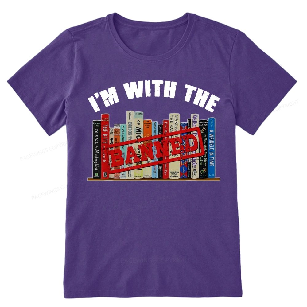 Pagewings I'm With The Banned Funny Book Unisex Classic T-shirt