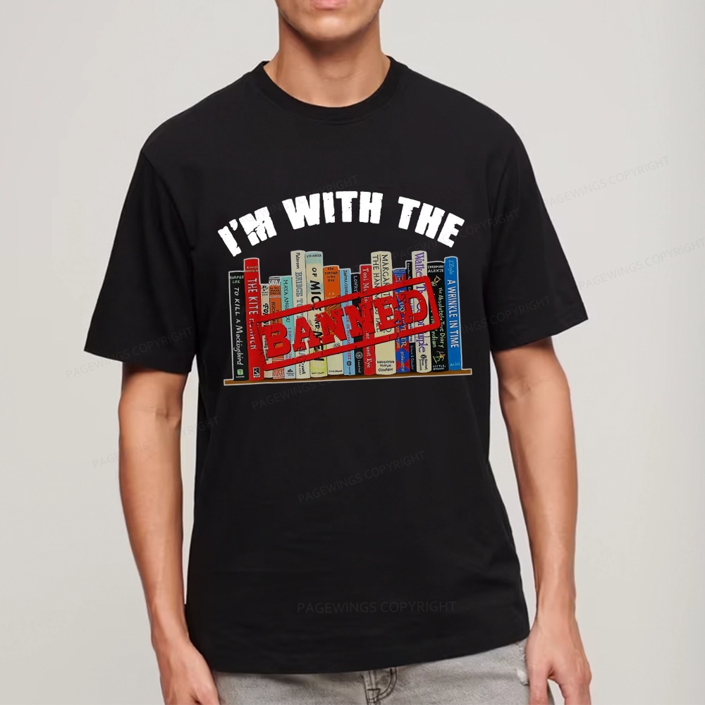 Pagewings I'm With The Banned Funny Book Unisex Classic T-shirt
