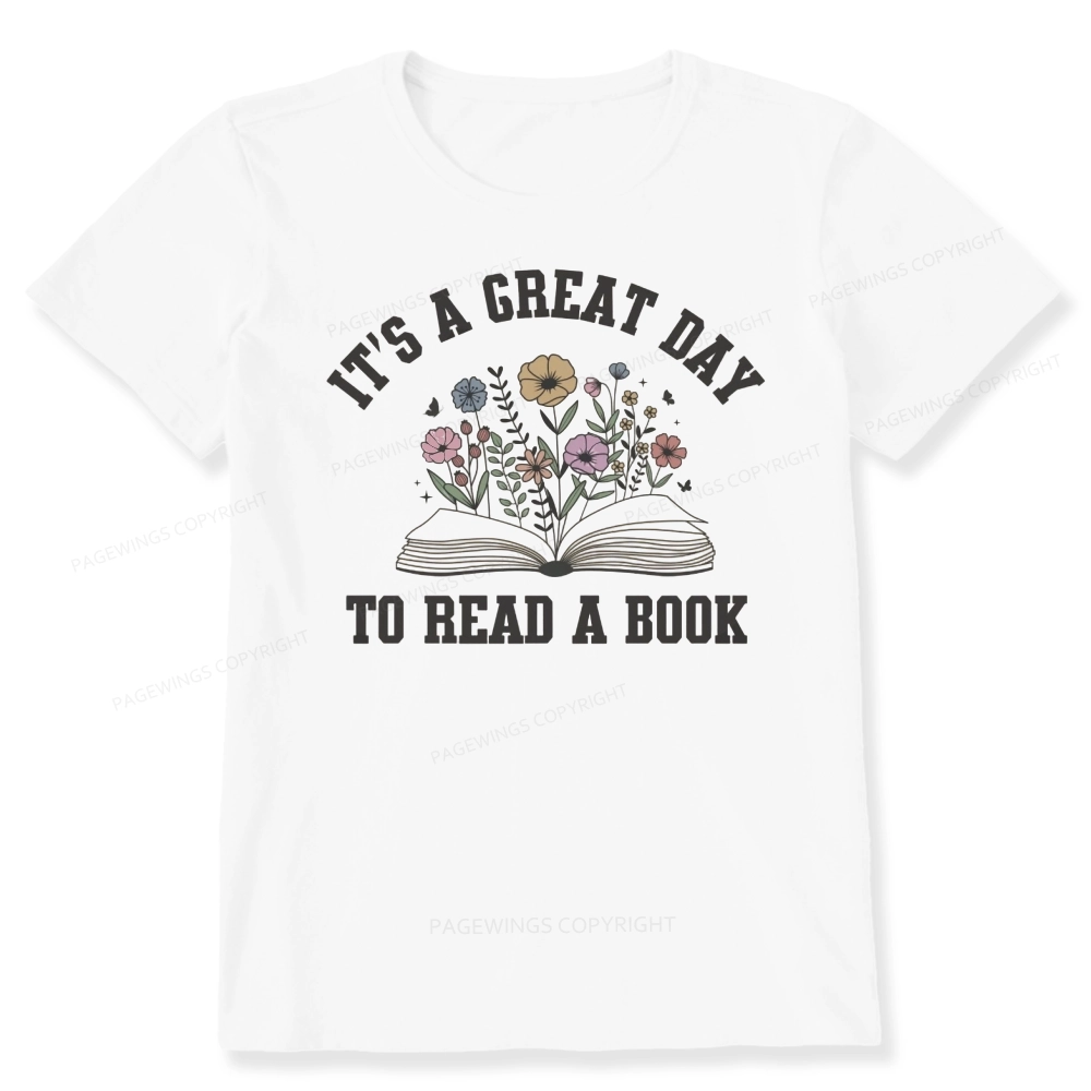 Pagewings It's Great Day to Read a Book Unisex Classic T-shirt