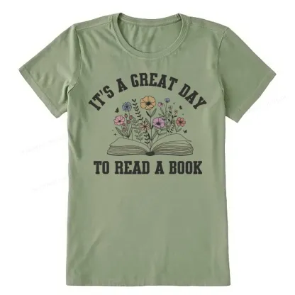 Pagewings It's Great Day to Read a Book Unisex Classic T-shirt