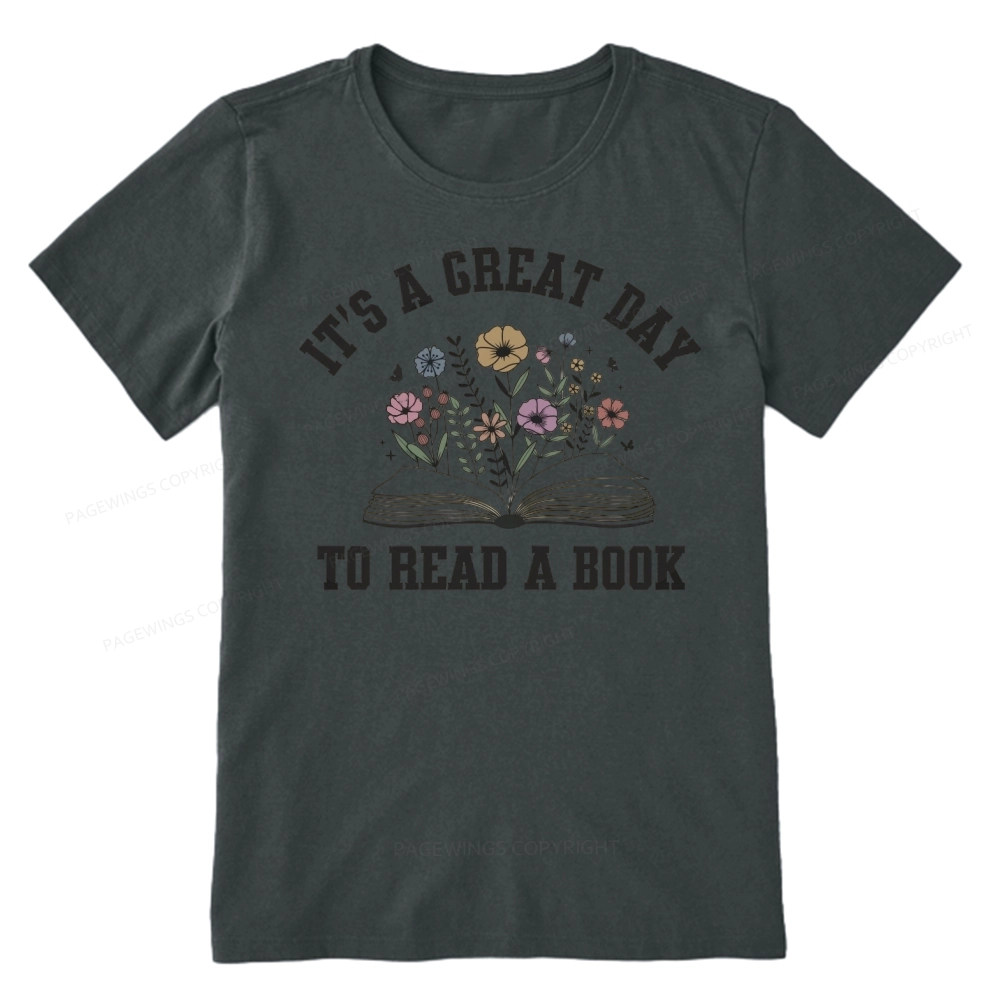 Pagewings It's Great Day to Read a Book Unisex Classic T-shirt