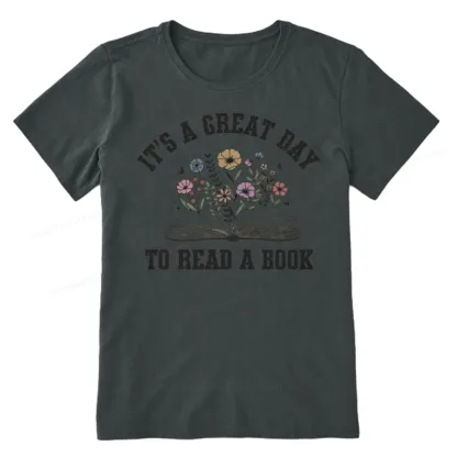 Pagewings It's Great Day to Read a Book Unisex Classic T-shirt
