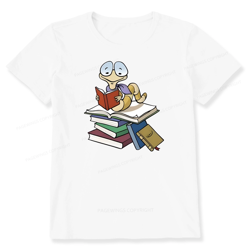 Pagewings Reading Snail and Book Unisex Classic T-shirt
