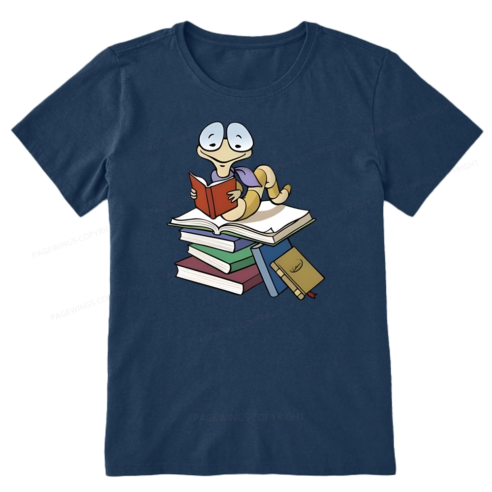 Pagewings Reading Snail and Book Unisex Classic T-shirt