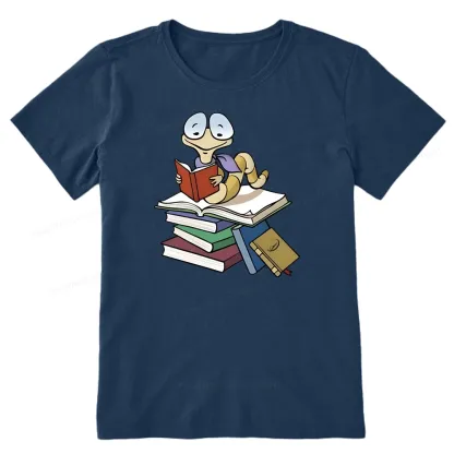 Pagewings Reading Snail and Book Unisex Classic T-shirt