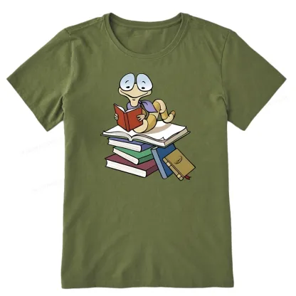 Pagewings Reading Snail and Book Unisex Classic T-shirt