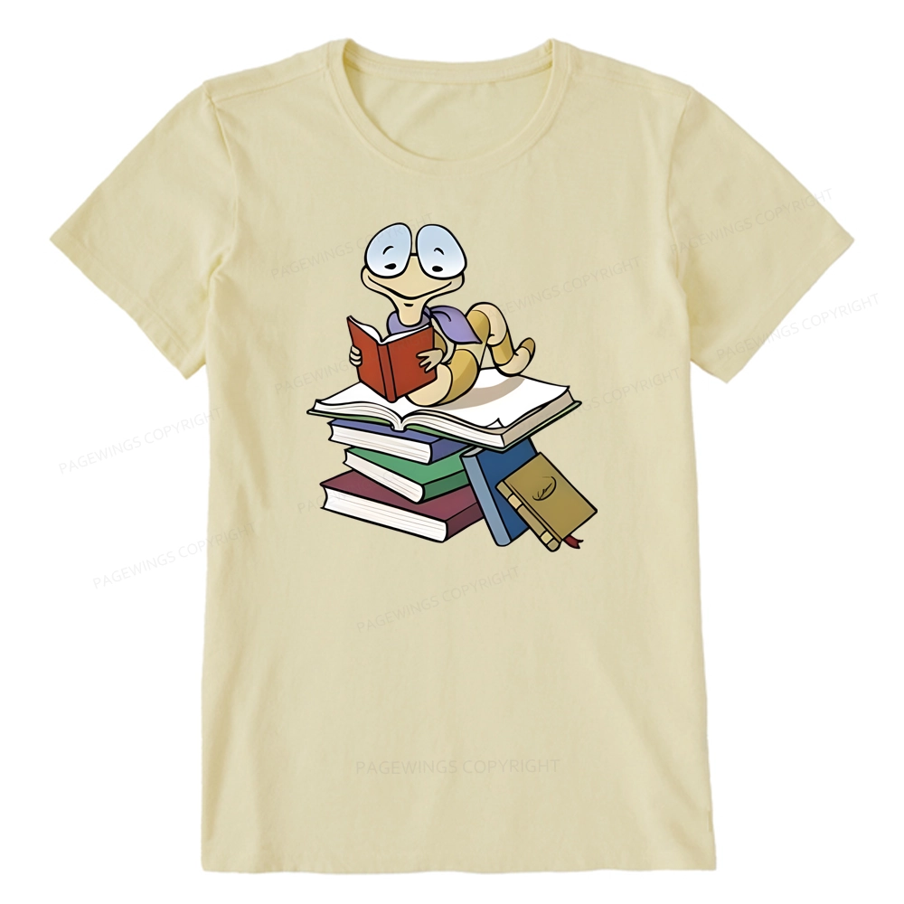 Pagewings Reading Snail and Book Unisex Classic T-shirt